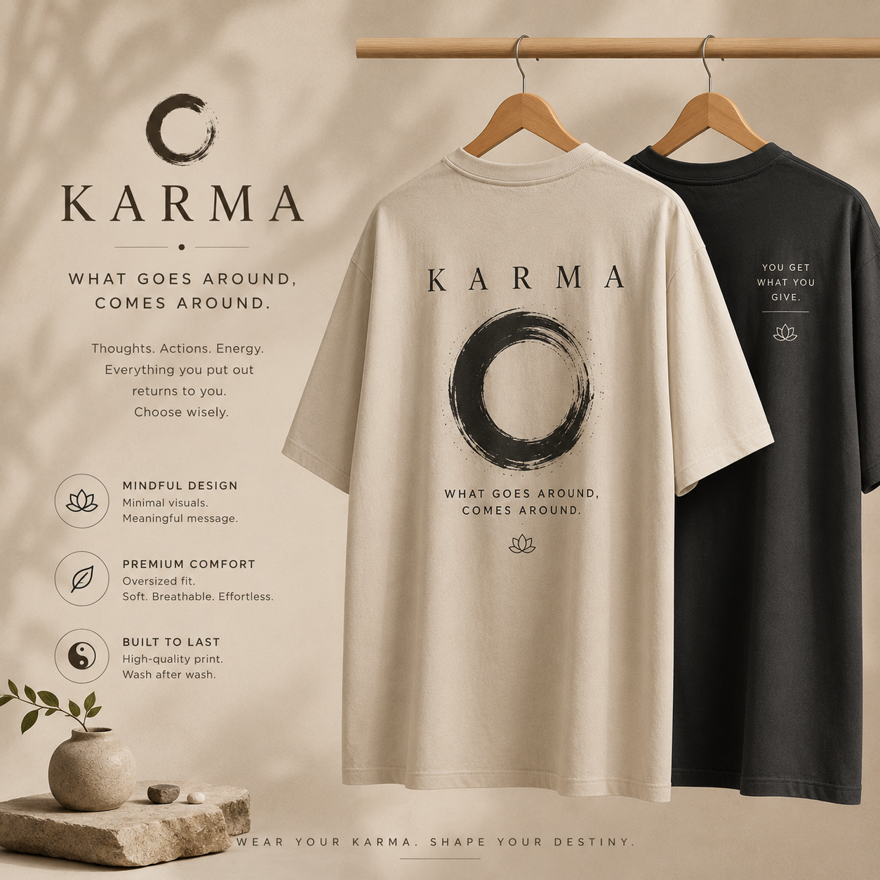 The Karma Collective | Oversized Graphic Tees