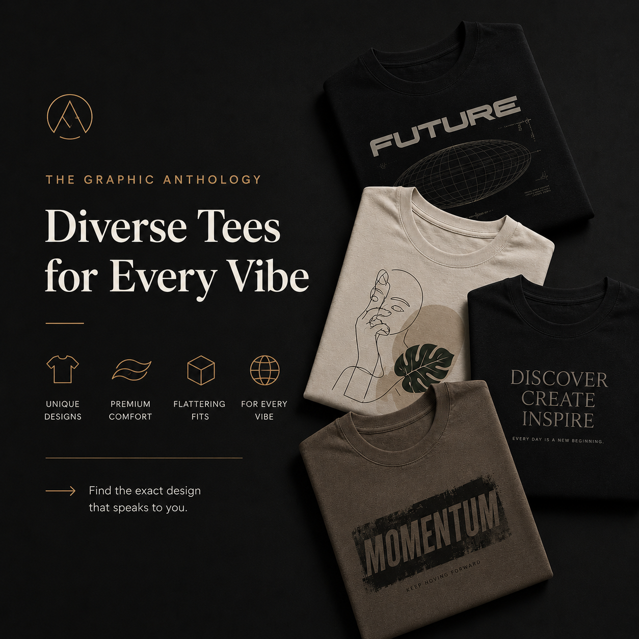 The Graphic Anthology | Diverse Tees for Every Vibe
