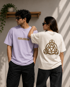 Geometric Alchemy Oversized Tee | Premium Sacred Geometry Graphic