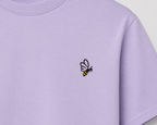 Embroidered Minimalist Bumblebee Unisex Tee | Premium Essential T-Shirt