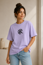 Tiger Power Oversized Tee | Motivational Urban Streetwear | Animal Edition