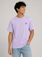 Embroidered Minimalist Bumblebee Unisex Tee | Premium Essential T-Shirt
