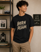 Born To Roam Distressed Typography