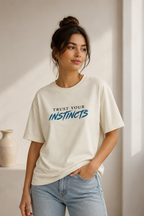 Trust Your Instincts Wolf Oversized Tee | LIMITED DROP