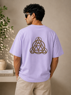 Geometric Alchemy Oversized Tee | Premium Sacred Geometry Graphic