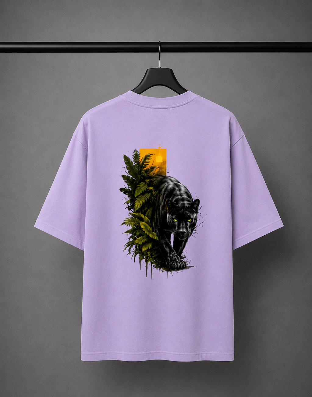 Shadow Panther Oversized Tee | Premium Urban Streetwear | Animal Edition