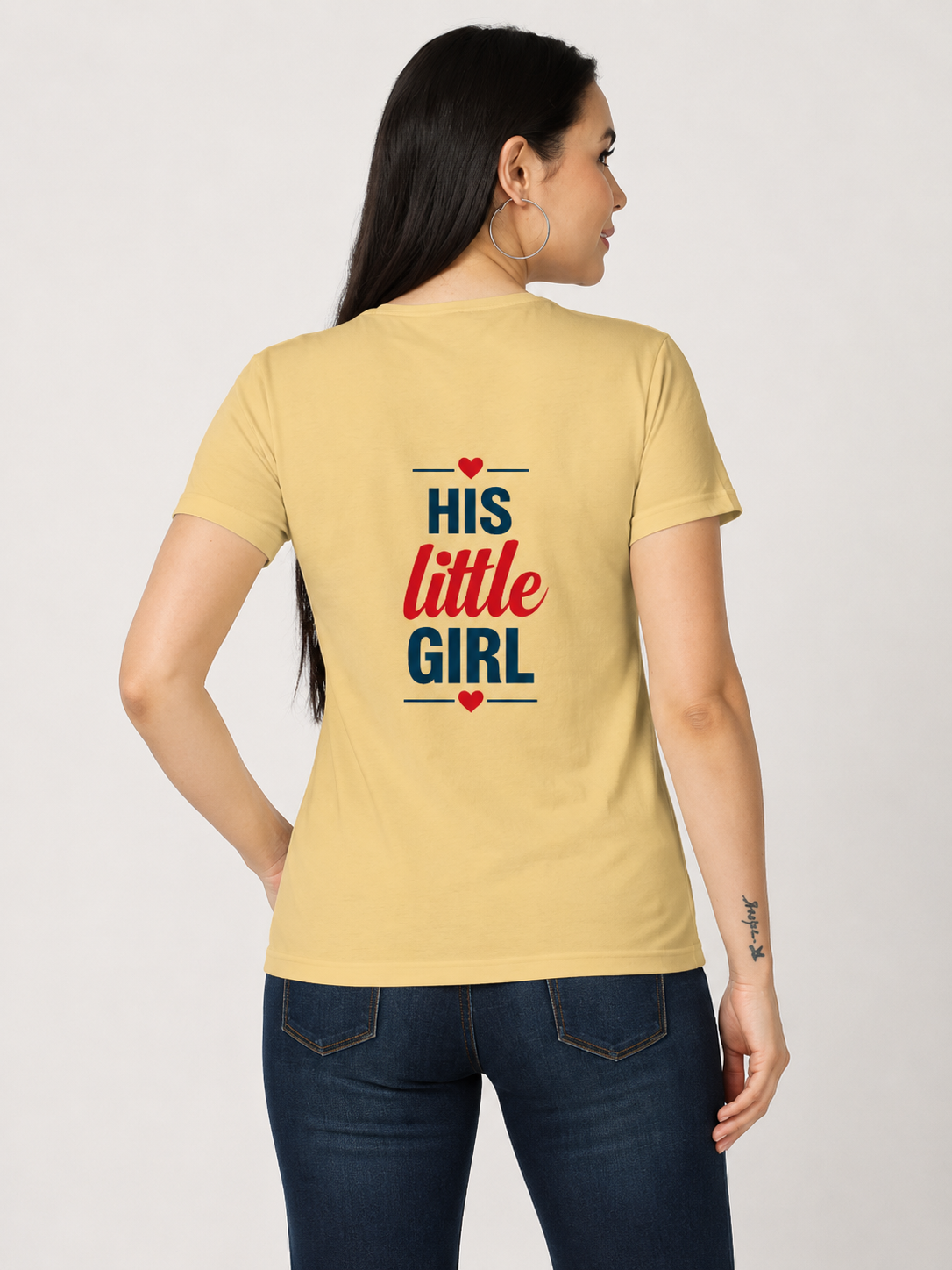 Daddy's Pride & His Little Girl Women's Graphic Tee