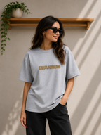 Geometric Alchemy Oversized Tee | Premium Sacred Geometry Graphic