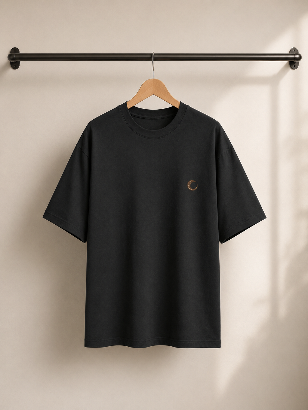 Mystical Karma Oversized Tee | Premium Celestial Hand Graphic