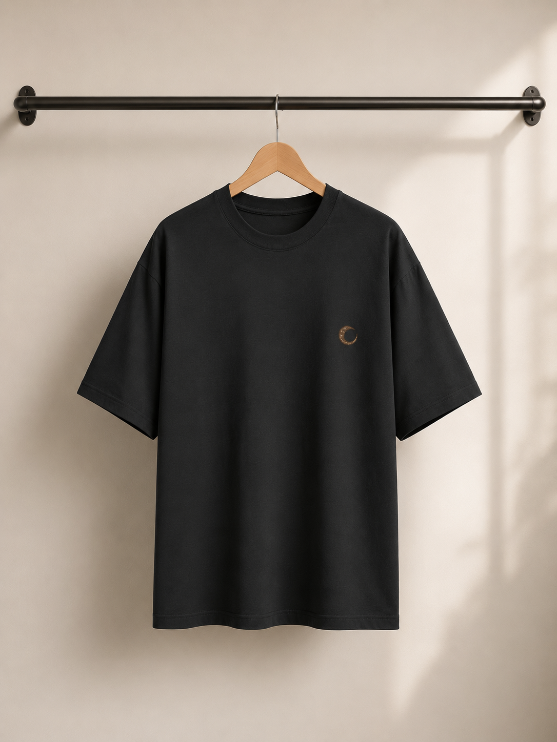 Mystical Karma Oversized Tee | Premium Celestial Hand Graphic