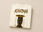 Karma Sudarshana Oversized Tee | Premium Spiritual Streetwear