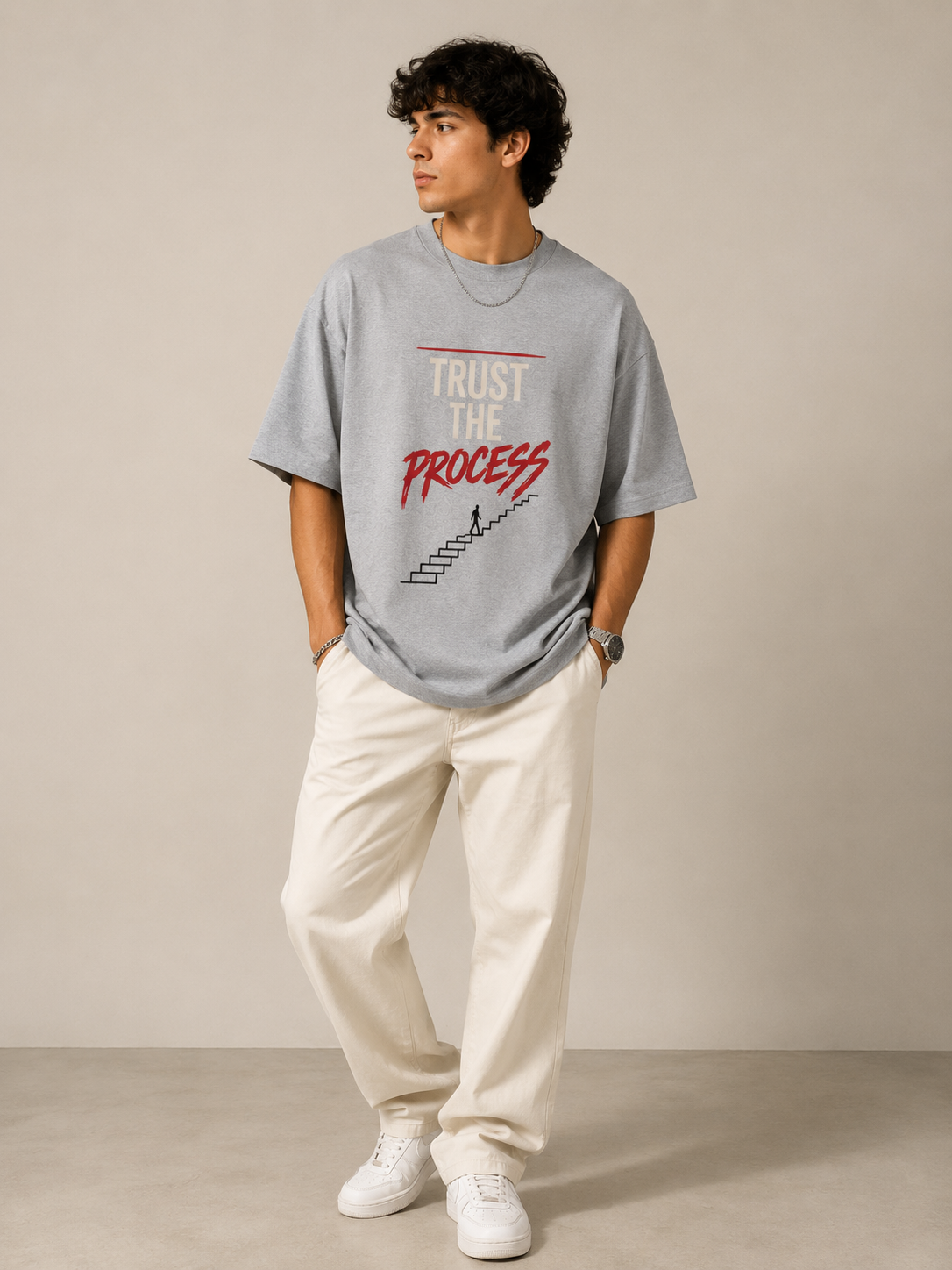 Trust The Process Tee | Motivational Minimalist Graphic