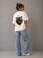 Protect What Matters Grizzly Oversized Tee | Premium Bear Streetwear | Animal Edition