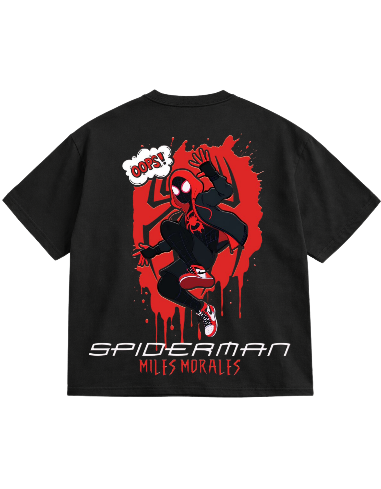 Spider Man  streetwear Oversized T-Shirt