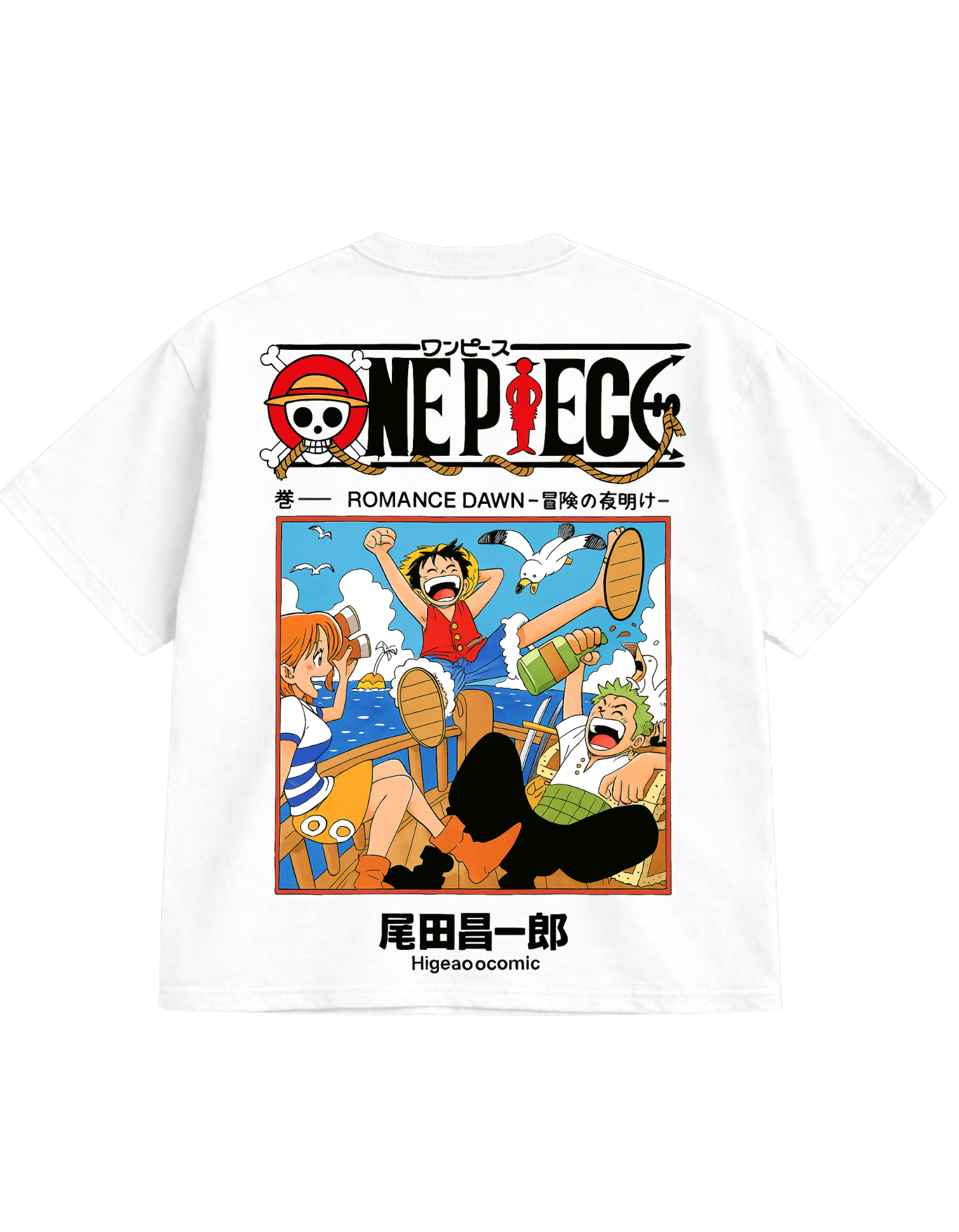 One Piece  streetwear Oversized T-Shirt