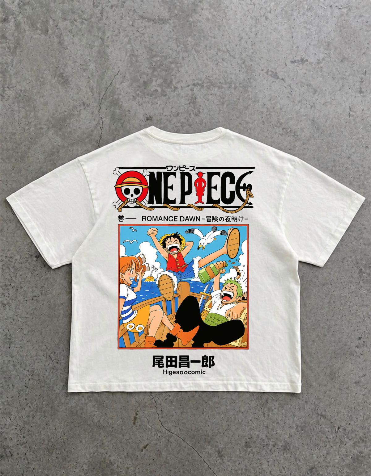 One Piece  streetwear Oversized T-Shirt