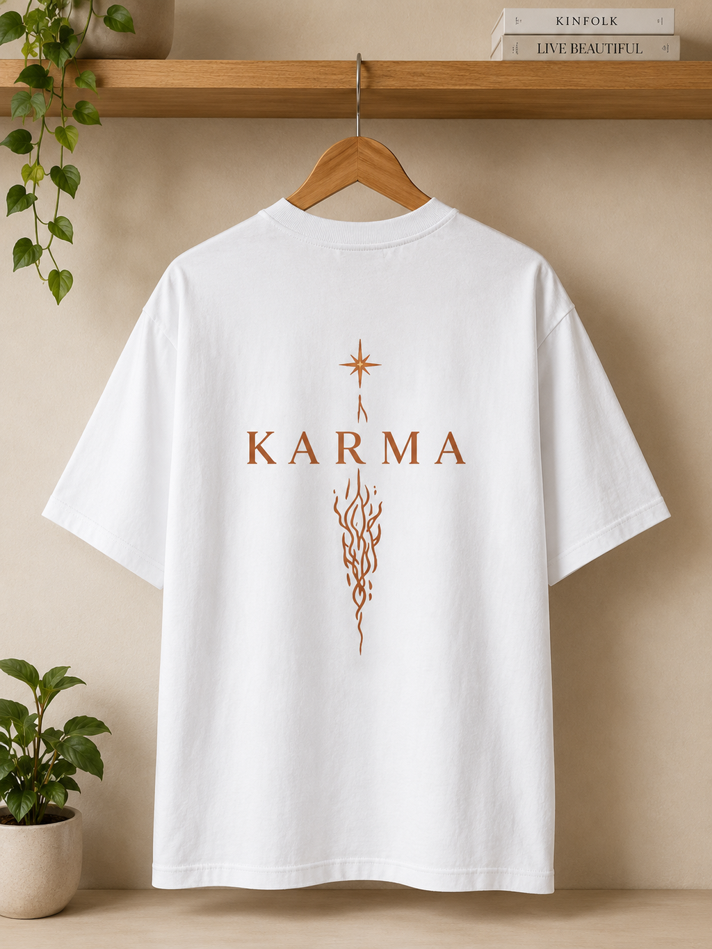 Celestial Karma Oversized Tee | Premium Minimalist Streetwear