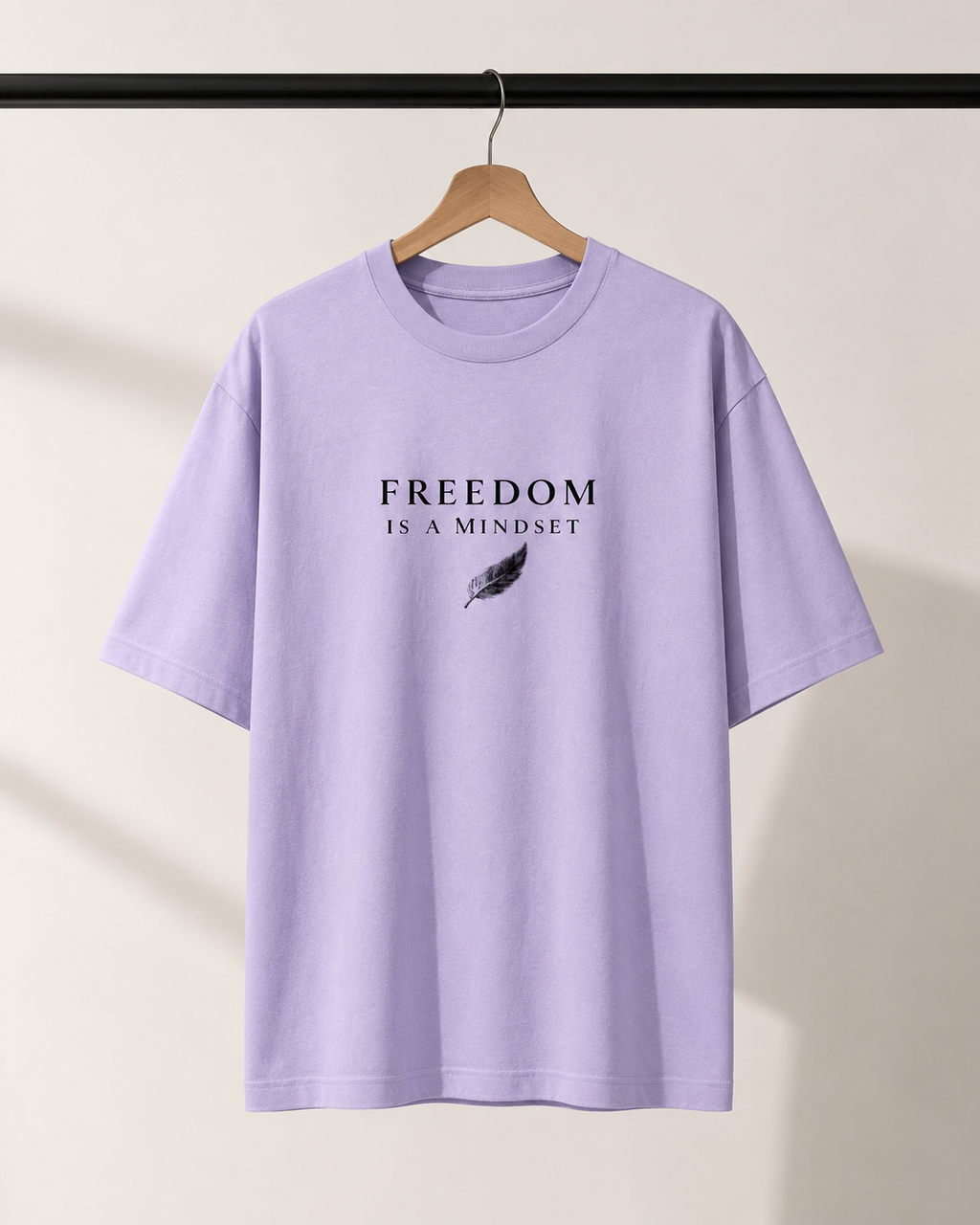 Freedom Mindset Oversized Tee | Eagle Graphic Streetwear | Animal Edition