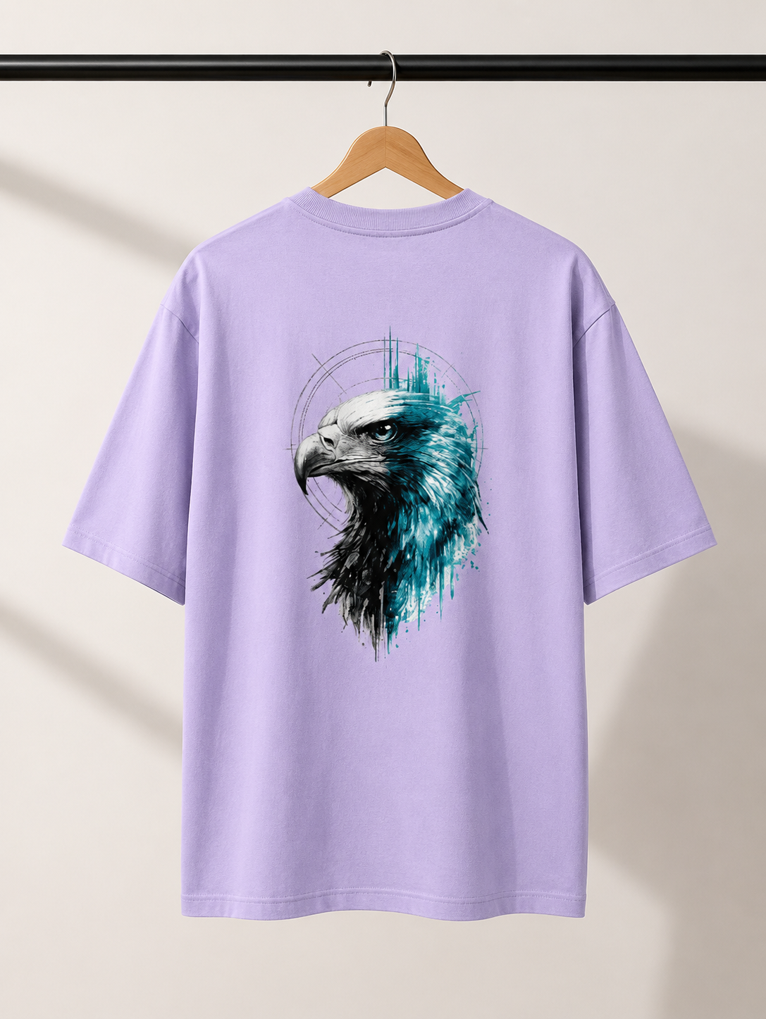 Freedom Mindset Oversized Tee | Eagle Graphic Streetwear | Animal Edition