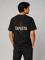 Tapasya Trishul Oversized Tee | Spiritual Warrior Heavyweight T-Shirt