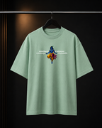 Divine Duty Oversized Tee | Jade Color
