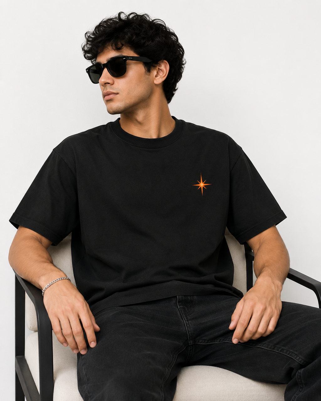 Celestial Karma Oversized Tee | Premium Minimalist Streetwear