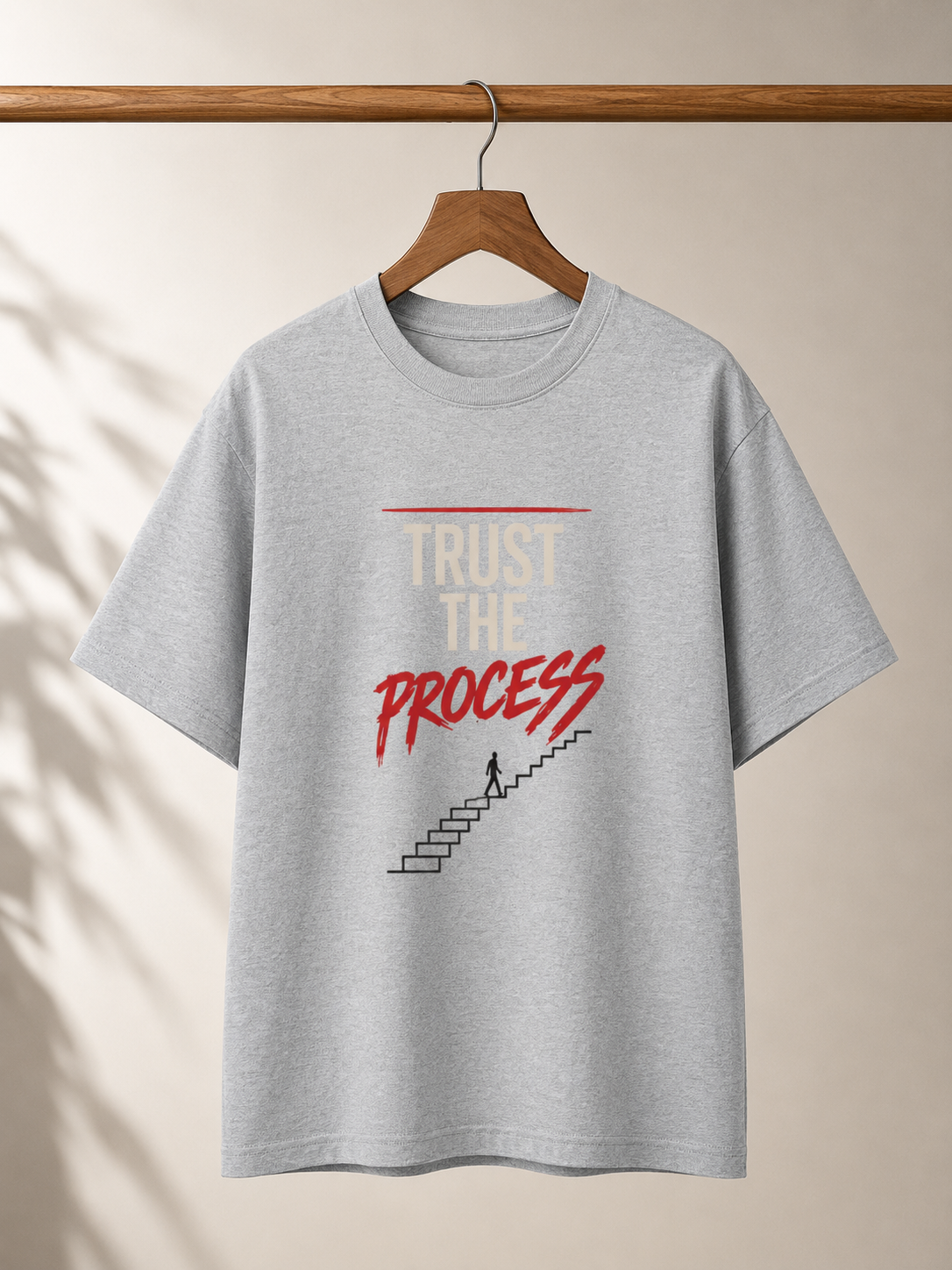 Trust The Process Tee | Motivational Minimalist Graphic