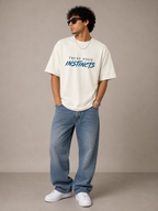 Trust Your Instincts Wolf Oversized Tee | LIMITED DROP