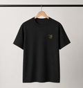 Embroidered Lord Hanuman Minimalist Unisex Tee | Premium Sacred Streetwear