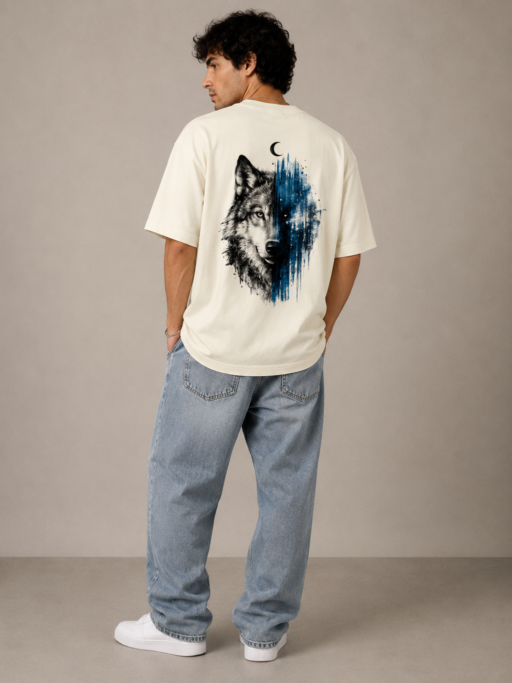 Trust Your Instincts Wolf Oversized Tee | LIMITED DROP