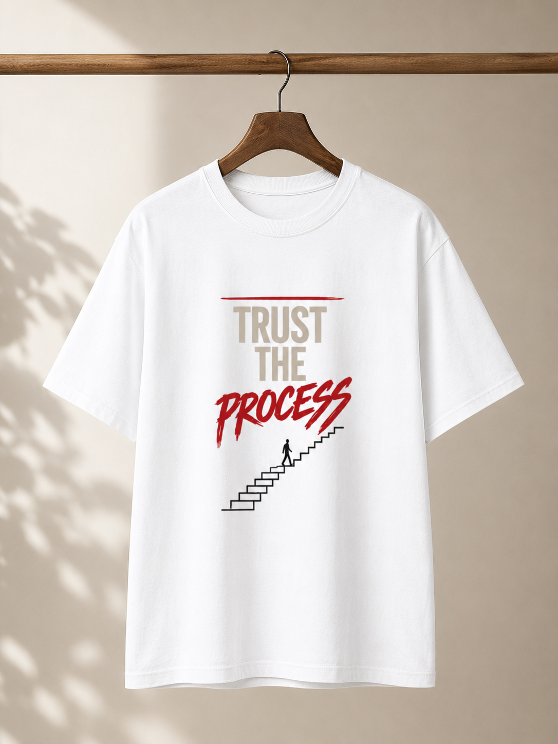 Trust The Process Tee | Motivational Minimalist Graphic