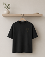 Karma Zen Enso Oversized Tee | Minimalist Spiritual Streetwear | Black