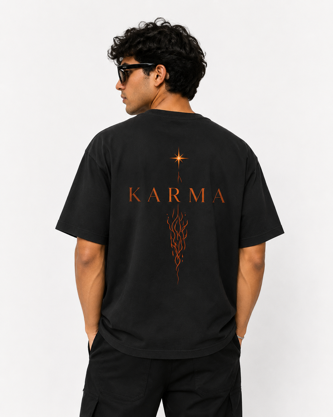 Celestial Karma Oversized Tee | Premium Minimalist Streetwear